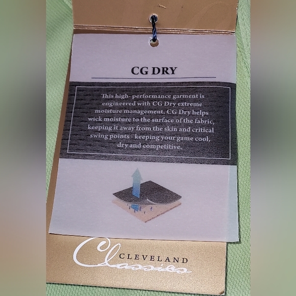 Cleveland Classics Lime Collared Partial Button Down Short Sleeve Shirt NWT - Picture 7 of 11